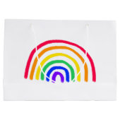 Het eigen kunstwerk van je kind | Kinder tekening Groot Cadeauzakje (Achterkant)