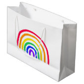 Het eigen kunstwerk van je kind | Kinder tekening Groot Cadeauzakje (Voorkant Gekanteld)