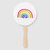 Het eigen kunstwerk van je kind | Kinder tekening  Handwaaier (Achterkant)