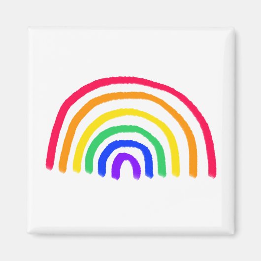 Het eigen kunstwerk van je kind | Kinder tekening  Magneet (Voorkant)