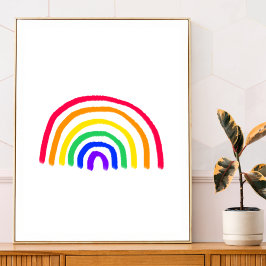 Het eigen kunstwerk van je kind | Kinder tekening  Poster