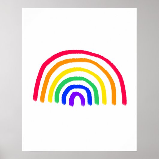 Het eigen kunstwerk van je kind | Kinder tekening  Poster (Voorkant)