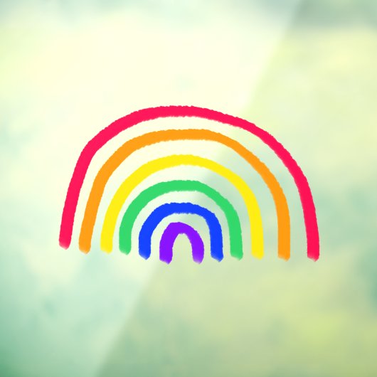 Het eigen kunstwerk van je kind | Kinder tekening  Raamsticker (Vel 3)