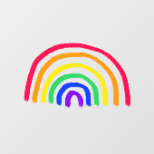 Het eigen kunstwerk van je kind | Kinder tekening  Raamsticker (Vel)