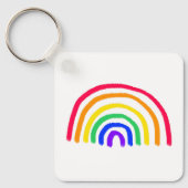 Het eigen kunstwerk van je kind | Kinder tekening  Sleutelhanger (Voorkant)