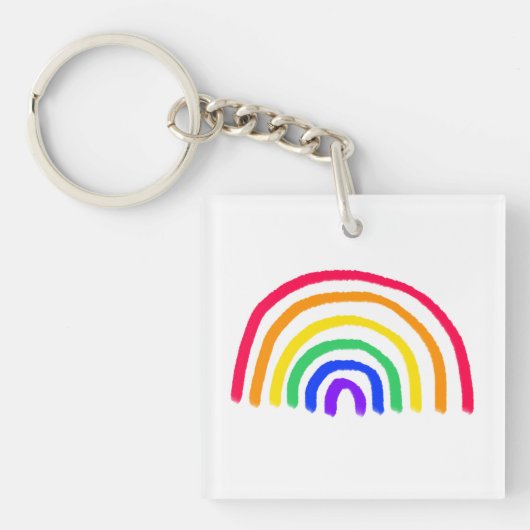 Het eigen kunstwerk van je kind | Kinder tekening  Sleutelhanger (Voorkant)