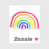 Het eigen kunstwerk van je kind | Kinder tekening Sticker (Vel)