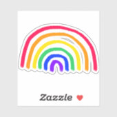 Het eigen kunstwerk van je kind | Kinder tekening Sticker (Vel)