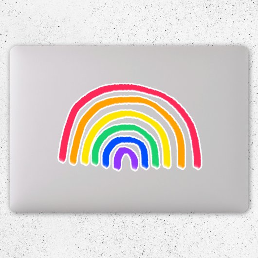 Het eigen kunstwerk van je kind | Kinder tekening  Sticker