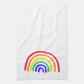 Het eigen kunstwerk van je kind | Kinder tekening Theedoek (Verticaal)