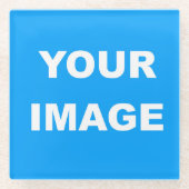 Het eigen Logo van het Afbeelding van het Afbeeldi Glazen Onderzetter (Voorkant)