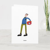 Het eigentijdse Wenskaart van de Kunst Kaart (Achterkant)