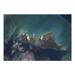 Het eiland Andros van de Bahama's Foto Afdruk
