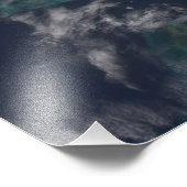 Het eiland Andros van de Bahama's Foto Afdruk (Hoek)