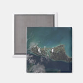 Het eiland Andros van de Bahama's Magneet (Voorkant / Achterkant)