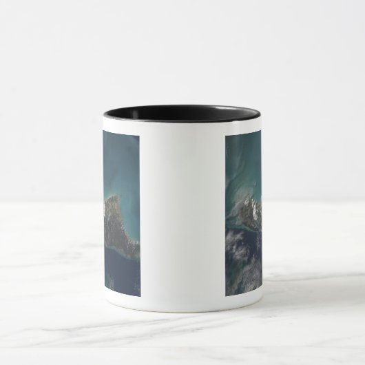 Het eiland Andros van de Bahama's Mok (Midden)