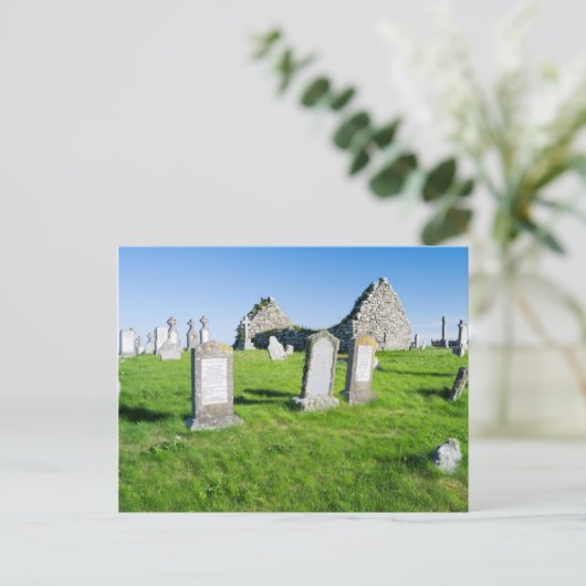 Het eiland Benbecula (Beinn nam Fadhla) Briefkaart (Staand voorkant)