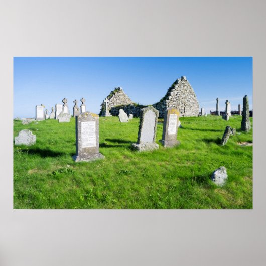 Het eiland Benbecula (Beinn nam Fadhla) Poster (Voorkant)