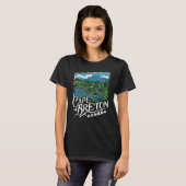 Het eiland Cape Breton. Canada T-shirt (Voorkant volledig)