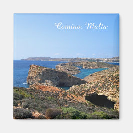Het eiland Comino in Malta Magneet