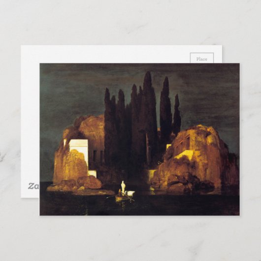 Het eiland der doden door Arnold Böcklin Briefkaart (Voorkant / Achterkant)