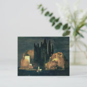 Het eiland der Dood, 1880 (olie op doek) Briefkaart (Staand voorkant)