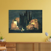 Het eiland der Dood, 1880 (olie op doek) Canvas Afdruk (Insitu (Woonkamer))