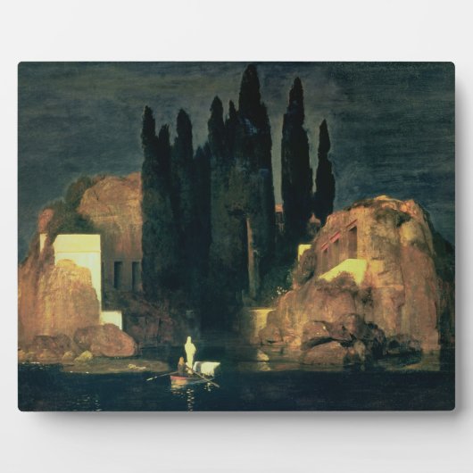 Het eiland der Dood, 1880 (olie op doek) Fotoplaat (Voorkant)