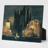 Het eiland der Dood, 1880 (olie op doek) Fotoplaat (Zijkant)