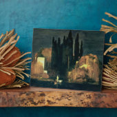 Het eiland der Dood, 1880 (olie op doek) Fotoplaat (Zijkant)