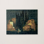 Het eiland der Dood, 1880 (olie op doek) Legpuzzel<br><div class="desc">Afbeelding: 83823 The Isle of the Dead, 1880 (oil on canvas). Bocklin, Arnold (1827-1901). Kunstmuseum, Bazel, Zwitserland, Peter Willi. Kunst, fijne kunst.</div>