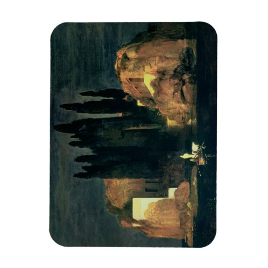 Het eiland der Dood, 1880 (olie op doek) Magneet (Verticaal)