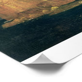 Het eiland der Dood, 1880 (olie op doek) Poster (Hoek)