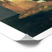 Het eiland der Dood, 1880 (olie op doek) Poster (Hoek)