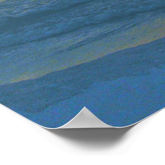 Het eiland heet "Beer Can" Poster (Hoek)