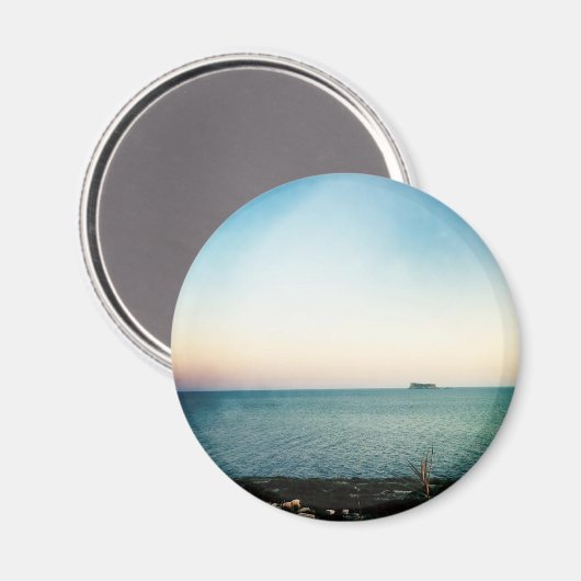 Het eiland & het zee magneet (Voorkant / Achterkant)