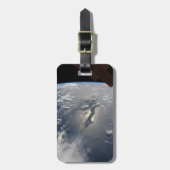 Het eiland Hispaniola met Sunglin Bagagelabel (Voorkant verticaal)