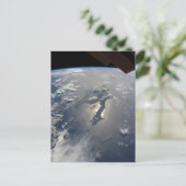 Het eiland Hispaniola met Sunglin Briefkaart (Staand voorkant)