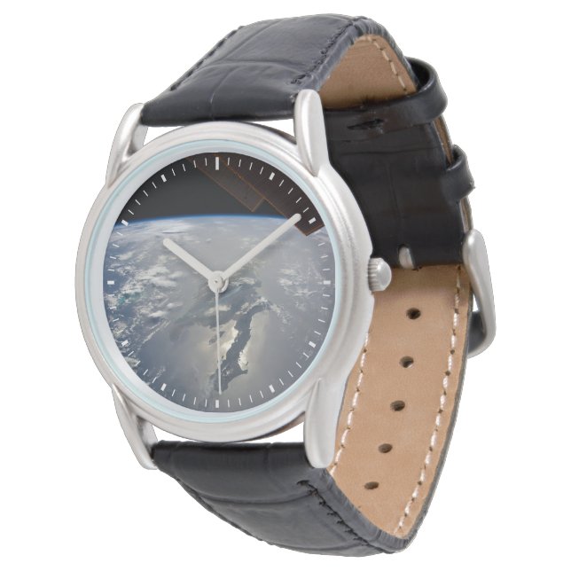 Het eiland Hispaniola met Sunglin Horloge (Gekanteld)
