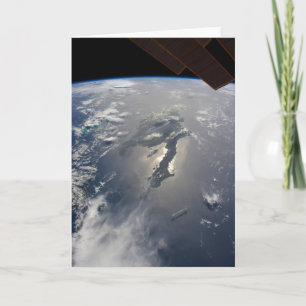 Het eiland Hispaniola met Sunglin Kaart