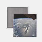 Het eiland Hispaniola met Sunglin Magneet (Voorkant / Achterkant)