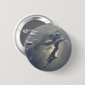Het eiland Hispaniola met Sunglin Ronde Button 5,7 Cm (Voorkant /achterkant)