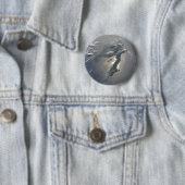 Het eiland Hispaniola met Sunglin Ronde Button 5,7 Cm (In situ)