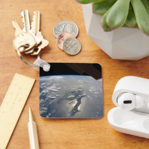 Het eiland Hispaniola met Sunglin Sleutelhanger