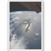 Het eiland Hispaniola met Sunglin Sticker (Voorkant)