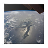 Het eiland Hispaniola met Sunglin Tegeltje (Voorkant)