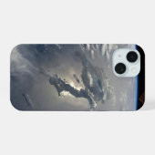Het Eiland Hispaniola Met Zonreflectie iPhone 15 Case (Achterkant horizontaal)