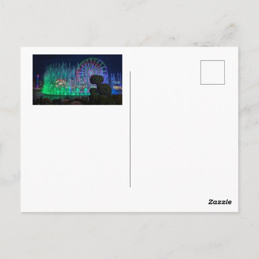 Het eiland in Pigeon Forge, Tennessee Briefkaart (Achterkant)