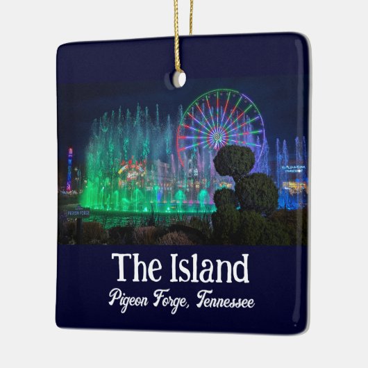 Het eiland in Pigeon Forge, Tennessee Ornament (Links)