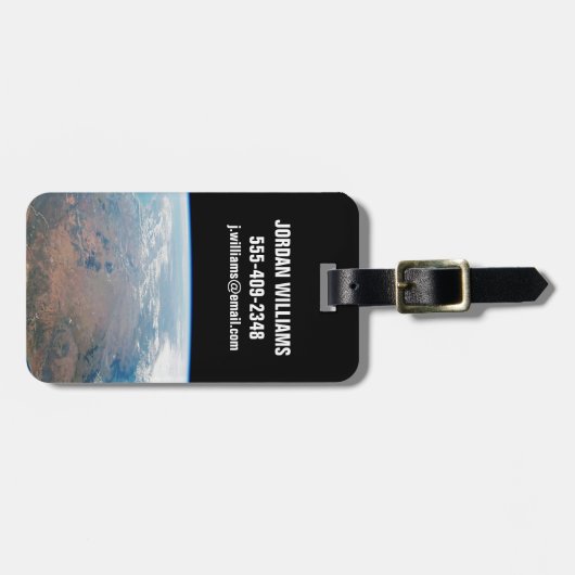 Het eiland Madagaskar. Bagagelabel (Voorkant horizontaal)